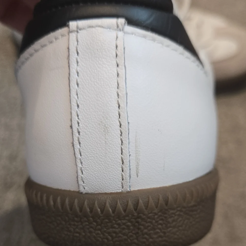 Adidas Samba White and Black Trainers Size 8 - Picture 7 of 16